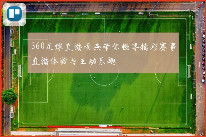360足球直播雨燕带你畅享精彩赛事直播体验与互动乐趣