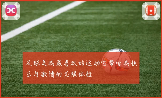 足球是我最喜欢的运动它带给我快乐与激情的无限体验